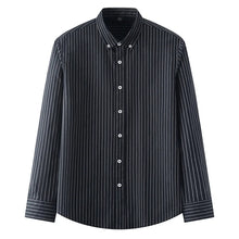 Load image into Gallery viewer, Striped Plaid Cotton Slim Shirt
