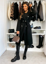 Load image into Gallery viewer, Vintage Double Breasted Wool Trench
