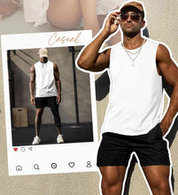Load image into Gallery viewer, Mens Tank Tops Workout Sleeveless Shirts Summer Solid Color Polyester Quick Drying Tanks for Men Summer Beach Sports T-Shirts
