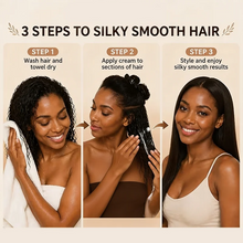 Load image into Gallery viewer, Hair Straightening Cream Smoothing Frizz Control Nourishing Repair Damaged Silky Hair Care Treatment
