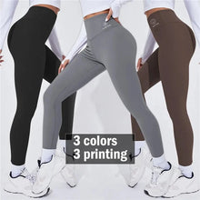 Load image into Gallery viewer, 1pc Women High Waist Yoga Leggins Gym Sports Tights Woman Running Pants Sexy Butt Lifting Leggings Gym Fitness Push Up Leggins ﻿
