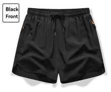 Load image into Gallery viewer, New Men's Sports Casual 3/4 Shorts With Ice Silk Lightweight Sweat-absorbing Outdoor Quick Drying Running Fitness Loose Pants
