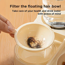 Load image into Gallery viewer, 2-in-1 Large Pet Feeder &amp; Water Dispenser, Dry Wet Separation, Durable Plastic, Transparent, No Battery, For Cats Dogs Travel
