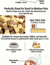 Load image into Gallery viewer, Dog 2-in-1 Interactive Toy Pet Automatic Food Treat Dispenser Cartoon Duck Design Slow Food Pet Snack Feeder for Dog Training
