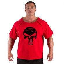 Load image into Gallery viewer, Men's T Shirts Fitness Men Bodybuilding  Shirt Batwing Sleeve Rag shirt Gym Fitness Muscle Running T shirt
