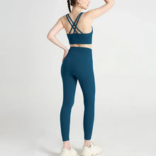 Load image into Gallery viewer, Women's Yoga Set Workout Set 2 Piece High Waist Yoga Leggings Sports Bra Gym Suit Activewear Sports Fitness Set Sports Suit
