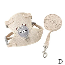 Load image into Gallery viewer, Lovely Small Pet Vest Chest Strap Dog Leash Traction Rope Walking Dog Cat Bunny Vest Harness Poodle Collar Leash Dog Accessories
