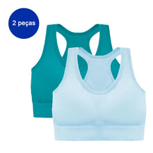 Load image into Gallery viewer, 2 Pieces Women's Gym Tops, Women's Tops, Women's Bra, Sexy Bras, Sports Bras, Academy, Women's Sutians
