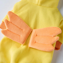 Load image into Gallery viewer, Yellow Chicken Pet Holiday Costume
