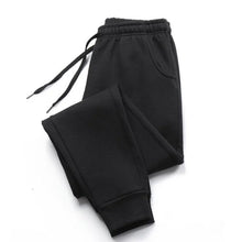 Load image into Gallery viewer, Men's Athletic Trainning Joggers Casual Loose Fit Sweatpants Spring Fall Fleece Lined Pants Elastic Waist Drawstring Trousers
