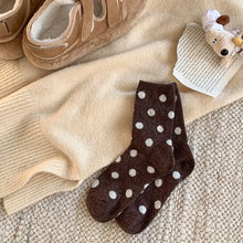 Load image into Gallery viewer, Polka Velvet Winter Socks
