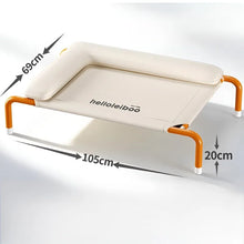 Load image into Gallery viewer, Pet Furniture Mesh Elevated Dog Beds Breathable Removable Raised Dog Bed with Pillow Outside Dog Bed Cat Patio Sunbathing
