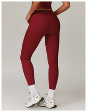 Load image into Gallery viewer, Fitness Leggings High Rise Hip Lift Brushed Soft Material For Ladies Outdoor Elastic Slim Fit Outer Wear Sports Tight Pants

