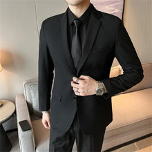Load image into Gallery viewer, Korean Slim Business Suit Set

