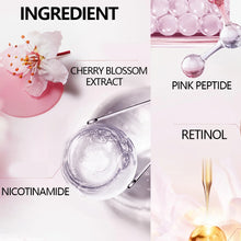 Load image into Gallery viewer, 4-Piece Day &amp; Night Skincare Set: Pink Peptide Vitamin C Day Cream + Sakura Retinol Night Cream &amp; Essence for Hydration, Firmnes
