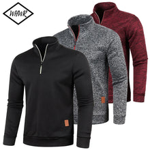 Load image into Gallery viewer, Modern Half Zip Knit Sweatshirt
