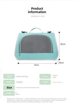 Load image into Gallery viewer, Pet Outing Portable Cat Dogs Handbag Summer Breathable Carrier Travel Puppy Kitten Single Shoulder Bag Pet Carrying Bag Supplie
