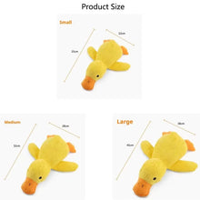 Load image into Gallery viewer, Dog sleeping with a dog hug duck toys to relieve boredom of little yellow duck pet interactive plush doll pet supplies
