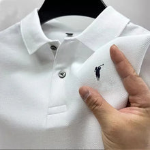 Load image into Gallery viewer, Golf Polo Shirt Men's Business Polo Collar Half Sleeved Top New Summer Casual Short Sleeved T-shirt for Men An

