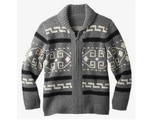 Load image into Gallery viewer, Winter Men's Cardigan Sweaters Fashion Male Knitted Sweater Thermal Warm Coats Casual Man Cashmer Lapel Knitted Jackets Clothing
