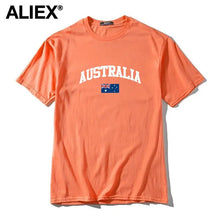 Load image into Gallery viewer, Australia Flag Cotton Graphic Tee
