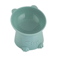 Load image into Gallery viewer, Pet Bowl Large Capacity Cats Bowls Oblique Mouth Cute Cartoon Cat Shape Cat Dog Food Dispenser Pet Feeder Pets Supplies
