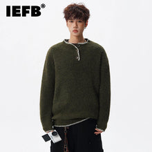 Load image into Gallery viewer, Korean Button Knit Pullover
