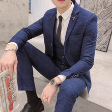 Load image into Gallery viewer, Refined Slim Wedding Suit Set
