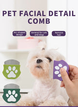 Load image into Gallery viewer, Pet Grooming Comb - Flea Comb for Cats &amp; Dogs, Curved Design for Face &amp; Body, Mini Detangling Brush for Pets
