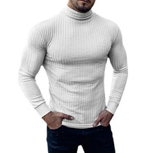 Load image into Gallery viewer, Slim Ribbed Turtleneck Pullover
