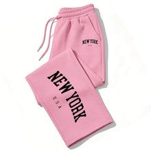 Load image into Gallery viewer, NEW YORK Printed Jogger Pants for Men &amp; Women High Quality Breathable Sweatpants for Running Casual Wear
