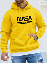 Load image into Gallery viewer, NASA Text Loose Casual Hoodie
