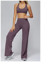 Load image into Gallery viewer, Yoga Set 2PCS Women Sportswear Workout Clothes Seamless Athletic Wear Gym Legging Fitness Bra Crop Top Long Sleeve Sports Suits
