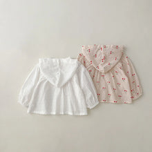 Load image into Gallery viewer, Cherry Print Baby Sun Jacket
