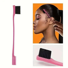 Load image into Gallery viewer, 5Pcs Hair Care Styling Kit All-in-One with Spray Comb, Scalp Massage Brush, Rat Tail Comb &amp; Edge Brushes for Home Salon Use
