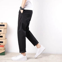 Load image into Gallery viewer, Korean Casual Elastic Cargo Pants
