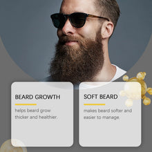 Load image into Gallery viewer, Beard Thickening Care Oil with Roller Ball 0.25mm Strengthen Hair Roots Nourishing Soften Beard Oil for Men Grooming Beard Care
