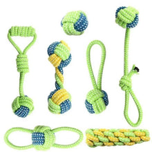 Load image into Gallery viewer, Pet Dog Toys for Large Small Dogs Toy Interactive Cotton Rope Mini Dog Toys Ball for Dogs Accessories Toothbrush Chew Puppy Toy
