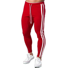 Load image into Gallery viewer, Joggers Men Striped Sweatpants Casual Long Pants Men Fitness Running Workout Track Trousers
