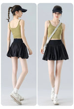 Load image into Gallery viewer, Women‘s Tennis Skirt Summer  High Waist Flared Golf Skirt with Built-in Shorts 2 in 1 Athletic Quick Dry Shorts Skirt Pickleball
