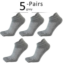 Load image into Gallery viewer, Five Toe No Show Socks
