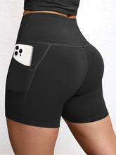Load image into Gallery viewer, Yoga Shorts with Pockets High Waist Butt Lifting Cyclings Tights Outdoor Workout Jogging Shorts Sportswear Gym Running Short
