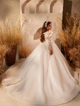 Load image into Gallery viewer, Glitter Beaded Princess Ball Gown
