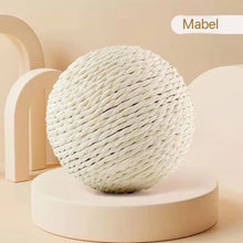 Load image into Gallery viewer, Large Sisal Cat Ball Toy, Interactive Self-Amusing Scratcher, Chew &amp; Teeth Cleaning Toy for Kittens, Indoor Cats
