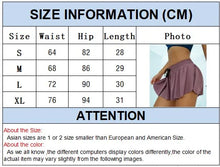 Load image into Gallery viewer, Women Summer Shorts Solid High Waist Casual Sport Pleated Skirt Pants Streetwear Gym Jogger Fitness Yoga Quick Dry Leggings
