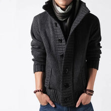 Load image into Gallery viewer, Buttoned Stand Collar Cardigan
