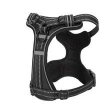 Load image into Gallery viewer, Adjustable Nylon Dog Harness Vest Reflective Soft Breathable No Pull Dog Harness Pet Harness Leash For Small Medium Large Dogs
