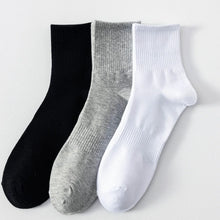 Load image into Gallery viewer, Plus Size Cotton Crew Socks
