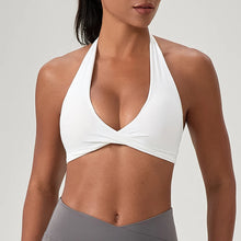 Load image into Gallery viewer, Sports Yoga Bra for Women Halter Neck with Stylish Back Design Sexy Gym Bra for Running Fitness Sports Bras
