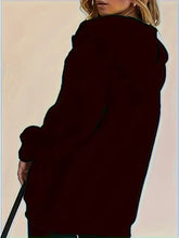Load image into Gallery viewer, Printed Fleece Zip Hoodie Jacket
